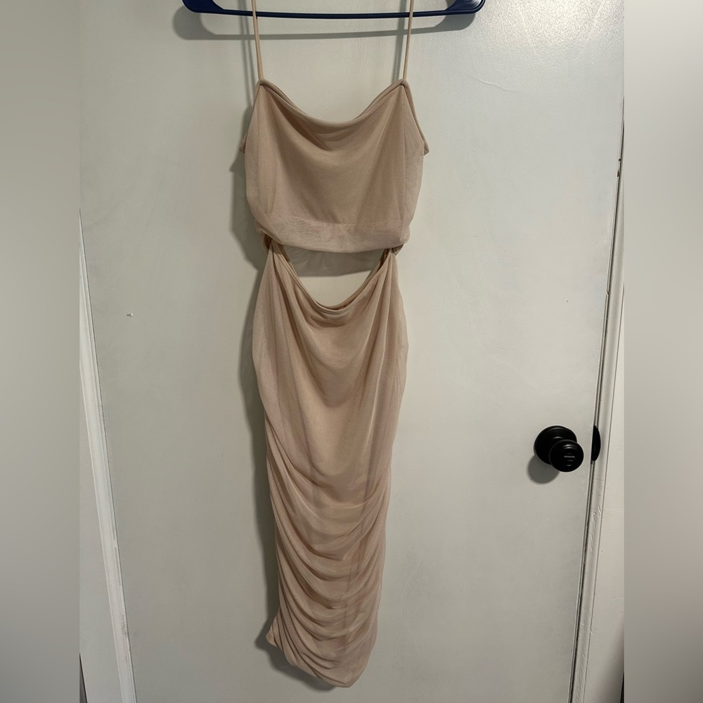 Windsor Nude Backless Dress